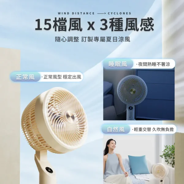 SOTHING 向物 智慧聲控3D空氣循環扇 (送精油)：圖片 4