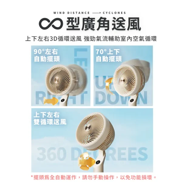 SOTHING 向物 智慧聲控3D空氣循環扇 (送精油)：圖片 3