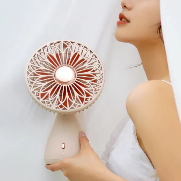 SOTHING 向物桌面風扇 -手捧花 靜音電風扇 自動擺頭 辦公室 質感禮物：圖片 3