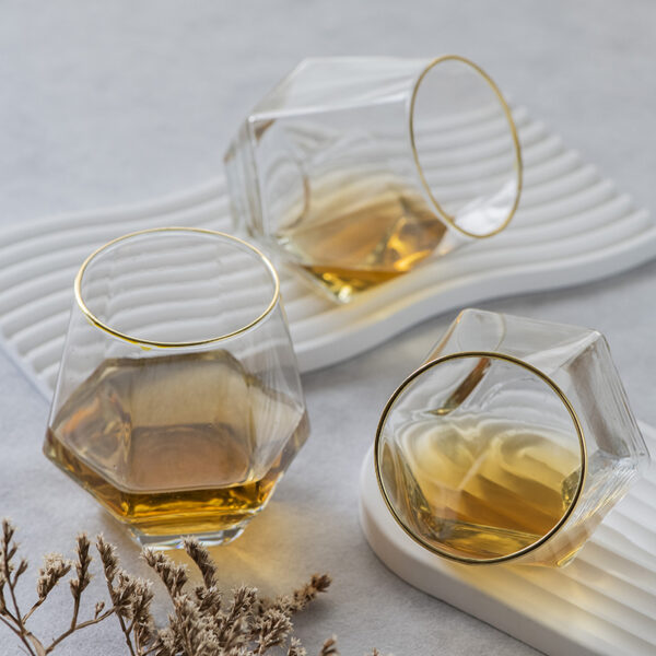 六角玻璃水杯：圖片 4